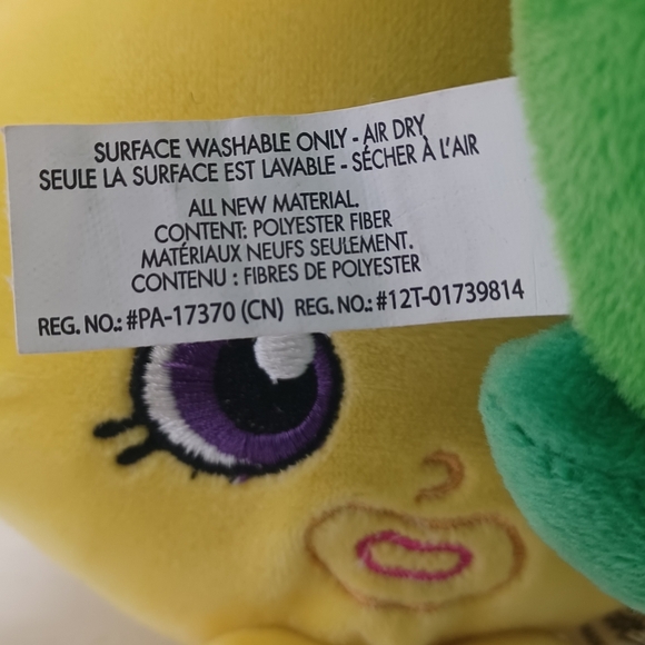 Shopkins 2013 Apple Blossom & Dum Med Mee Pacifier Plushies Bundle - Picture 5 of 8